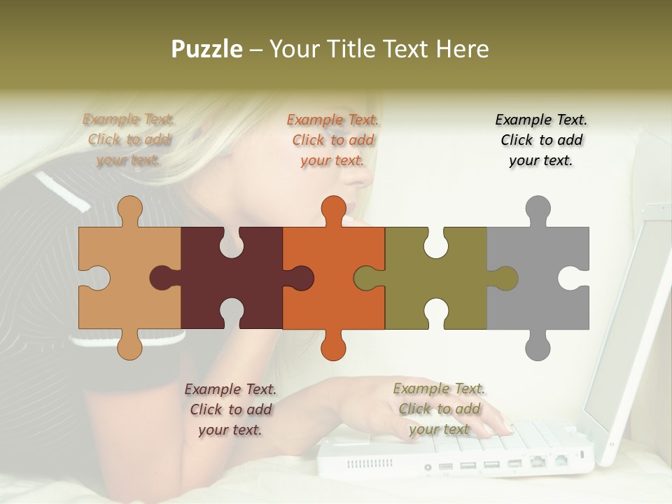 Puff Tobacco Ornament PowerPoint Template