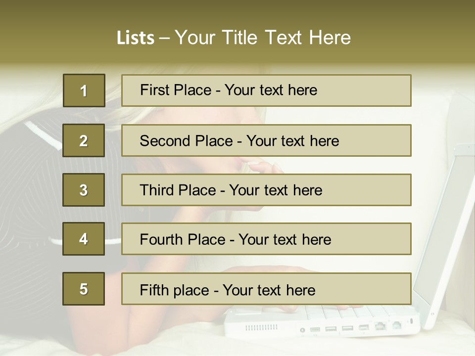 Puff Tobacco Ornament PowerPoint Template