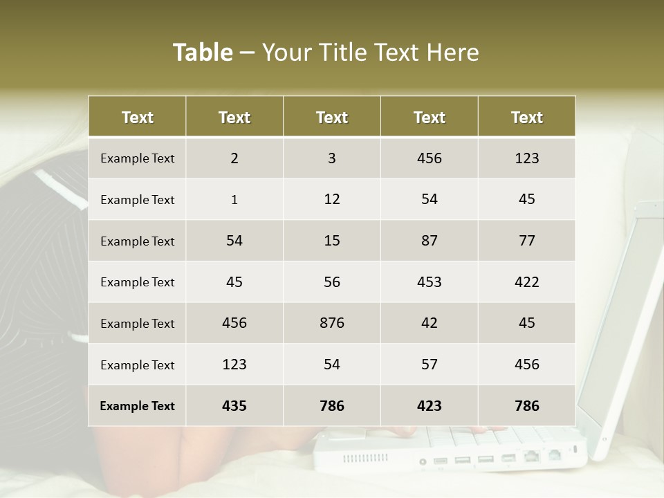 Puff Tobacco Ornament PowerPoint Template
