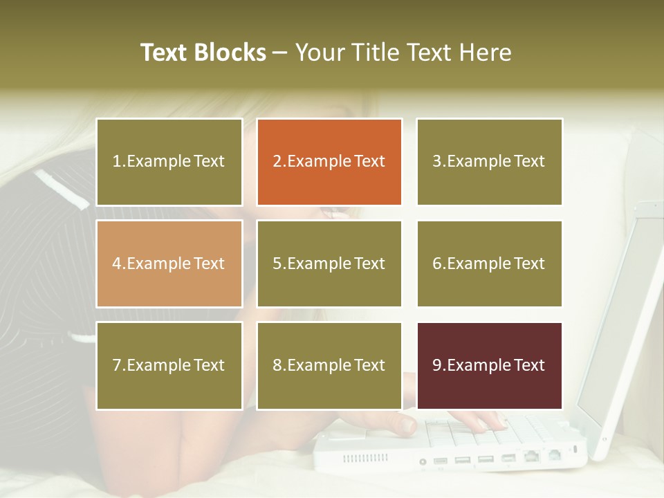 Puff Tobacco Ornament PowerPoint Template