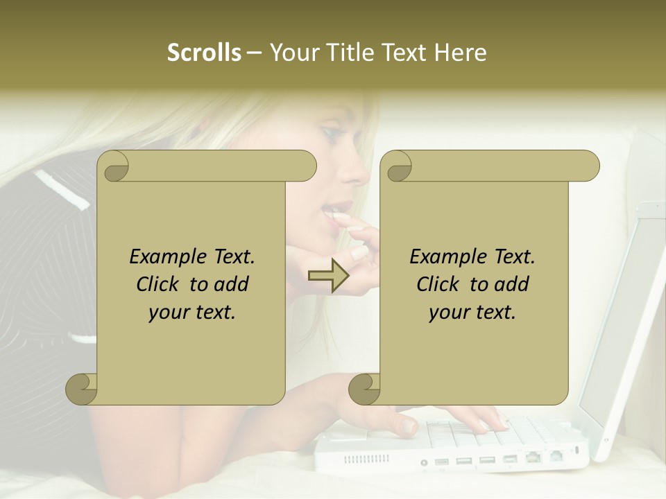 Puff Tobacco Ornament PowerPoint Template