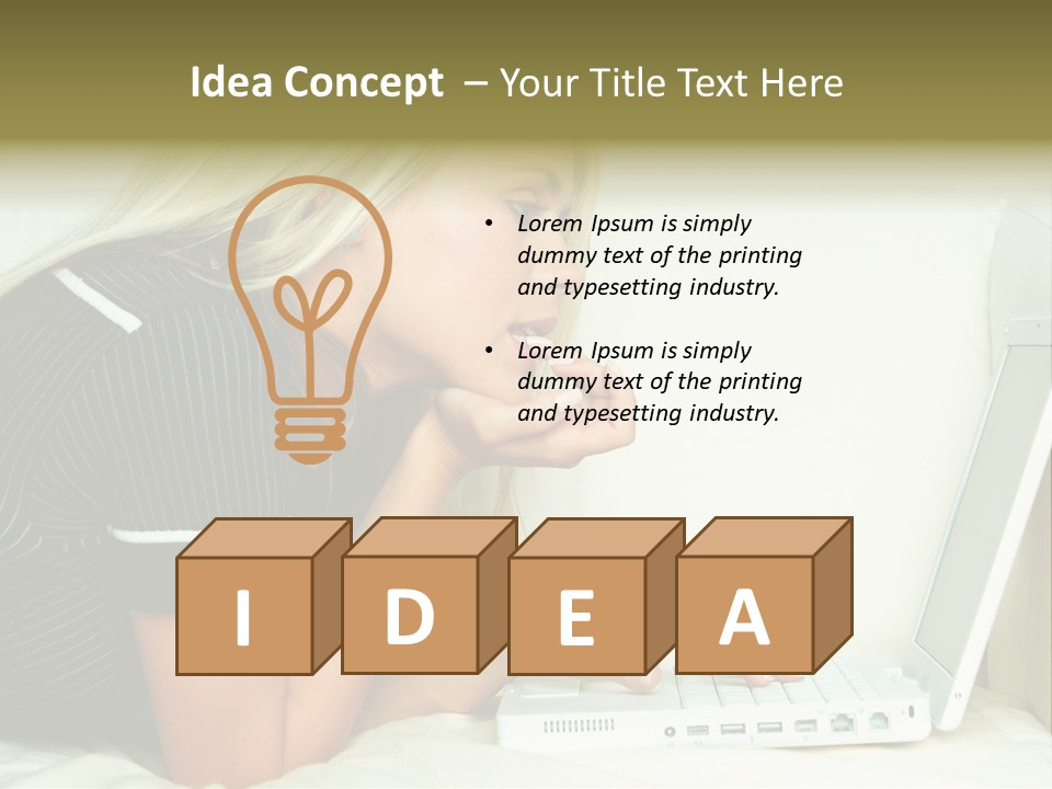 Puff Tobacco Ornament PowerPoint Template