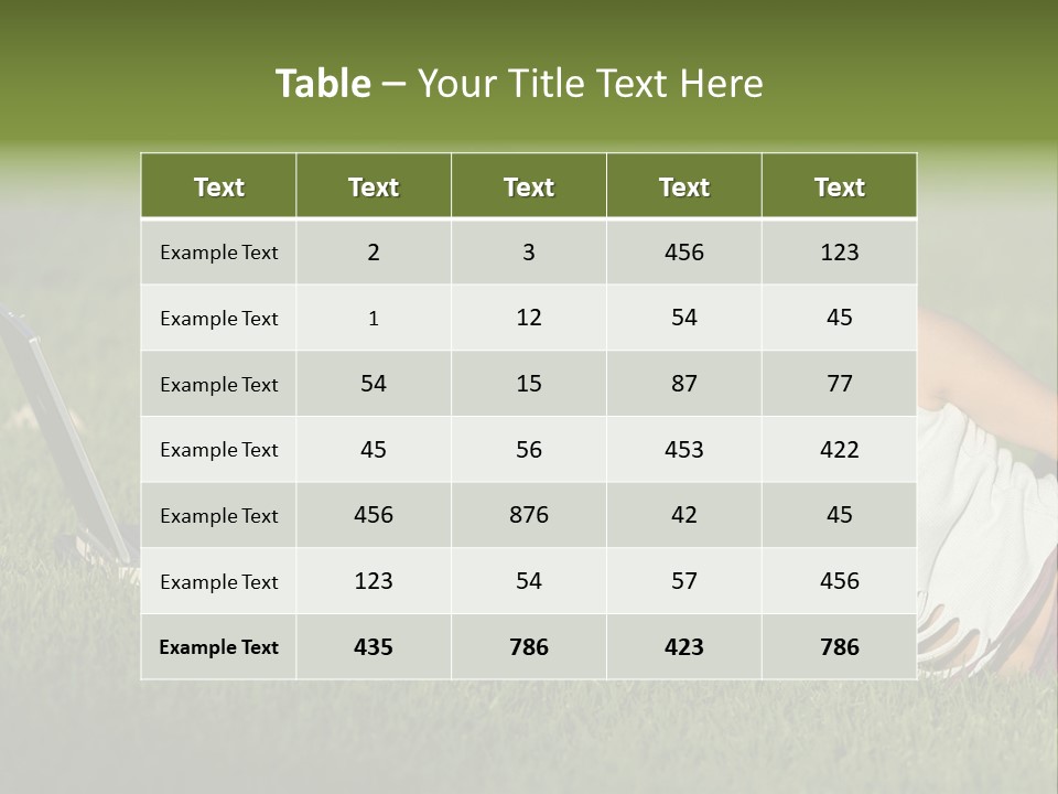 Fun Spare Ball PowerPoint Template