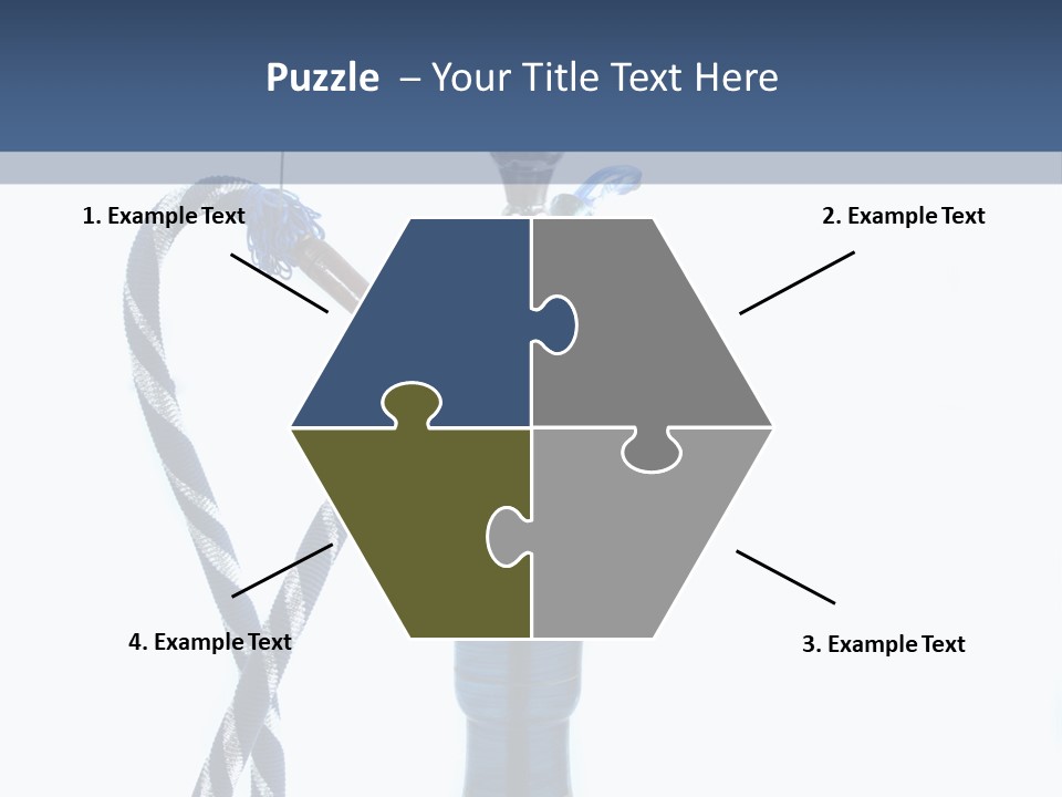 Puff Tobacco Ornament PowerPoint Template