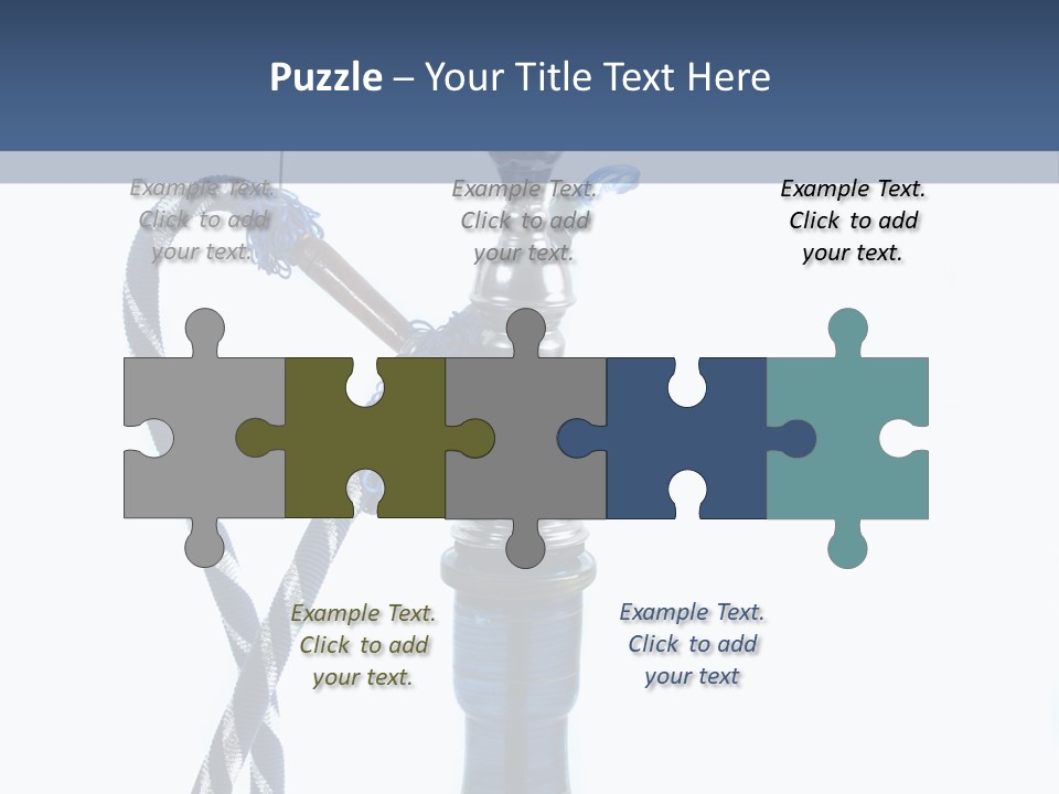 Puff Tobacco Ornament PowerPoint Template