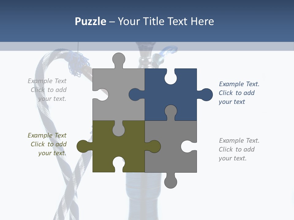 Puff Tobacco Ornament PowerPoint Template