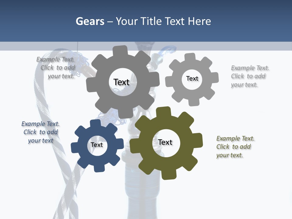 Puff Tobacco Ornament PowerPoint Template