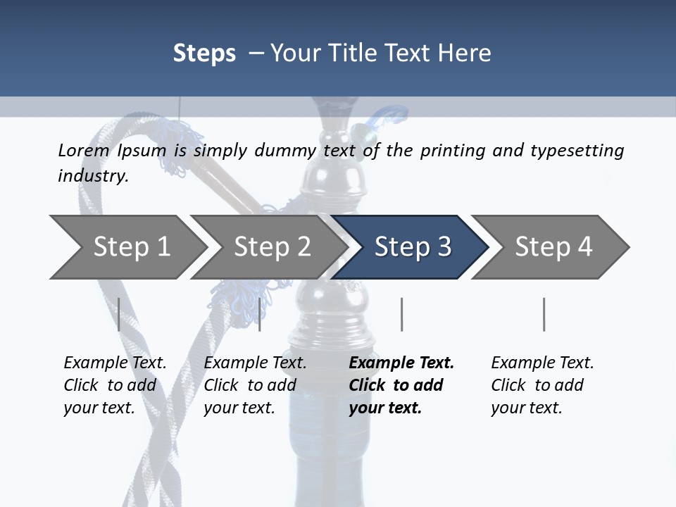 Puff Tobacco Ornament PowerPoint Template