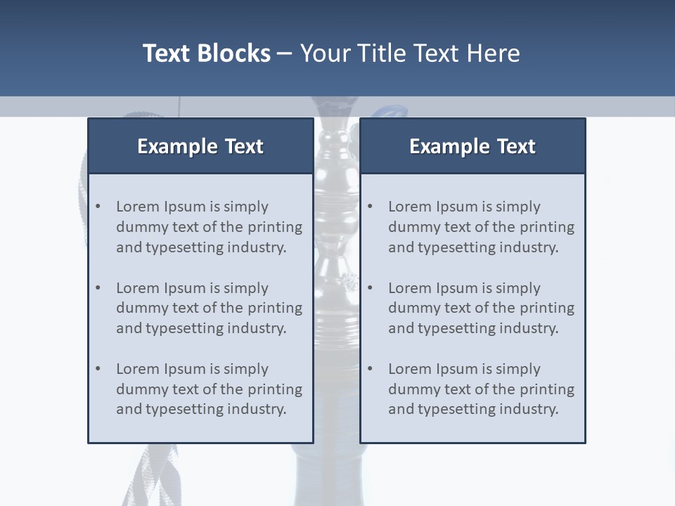Puff Tobacco Ornament PowerPoint Template