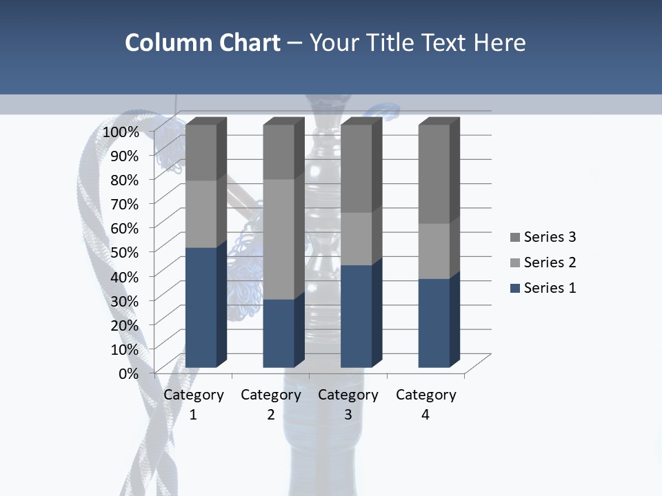 Puff Tobacco Ornament PowerPoint Template