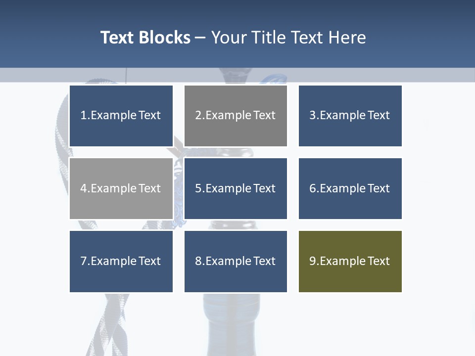 Puff Tobacco Ornament PowerPoint Template