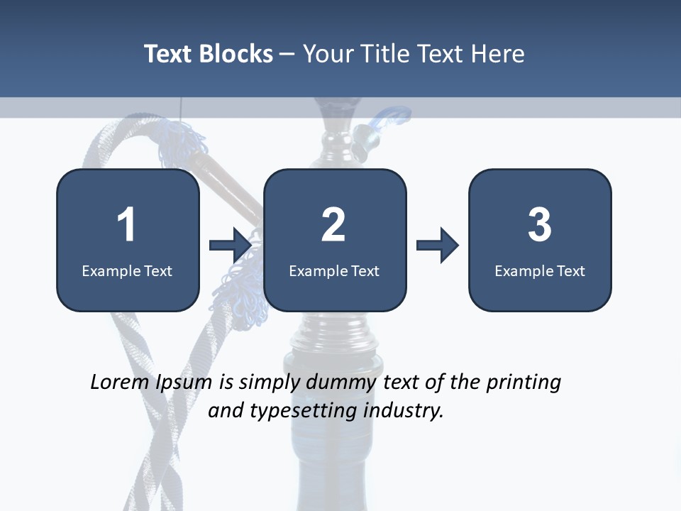 Puff Tobacco Ornament PowerPoint Template