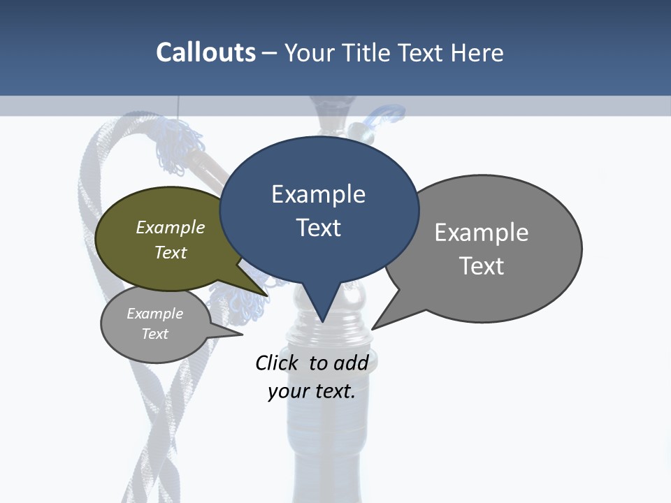 Puff Tobacco Ornament PowerPoint Template