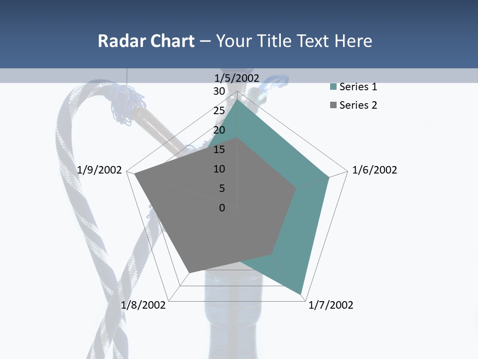 Puff Tobacco Ornament PowerPoint Template