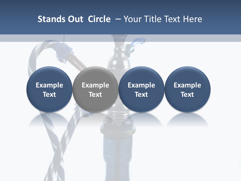 Puff Tobacco Ornament PowerPoint Template