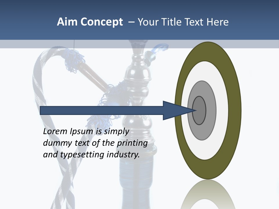 Puff Tobacco Ornament PowerPoint Template