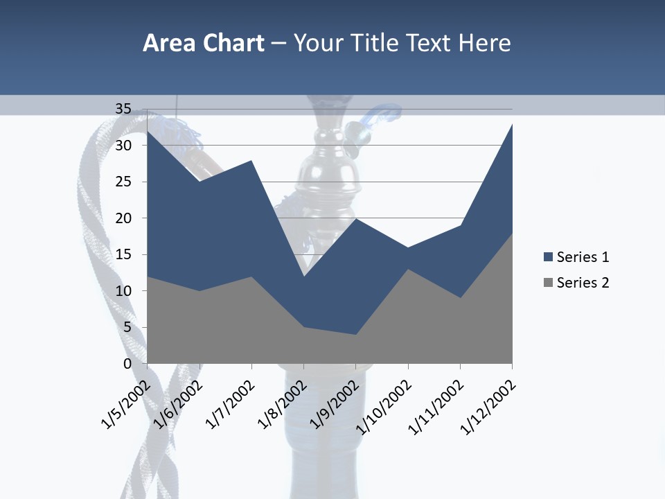 Puff Tobacco Ornament PowerPoint Template