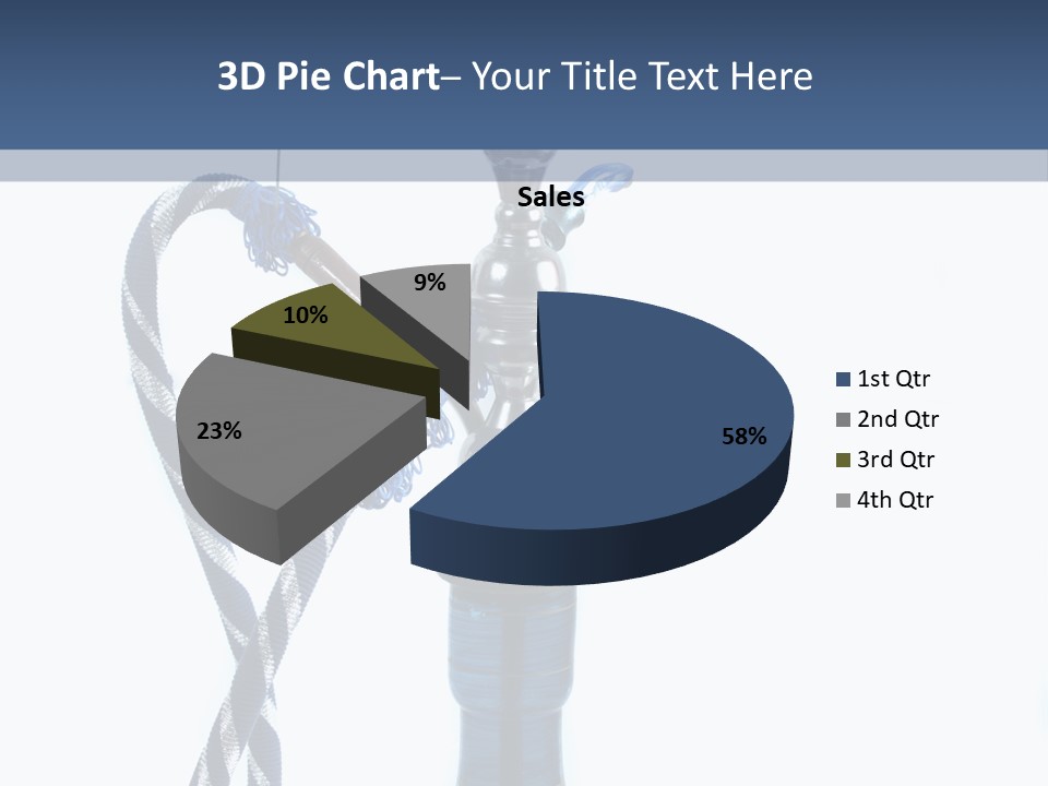 Puff Tobacco Ornament PowerPoint Template