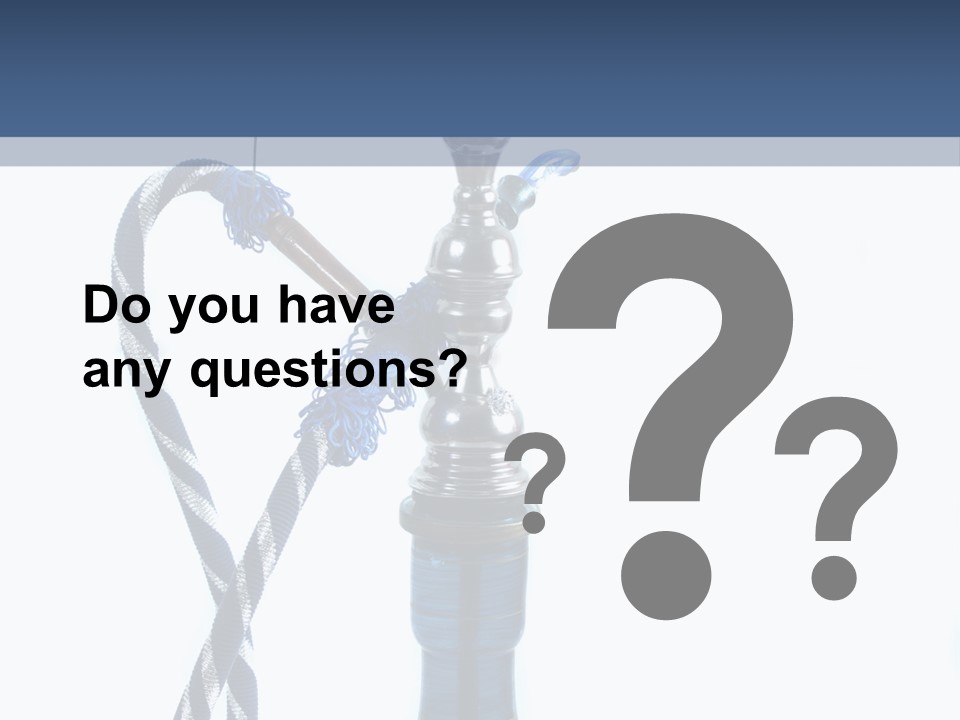 Puff Tobacco Ornament PowerPoint Template