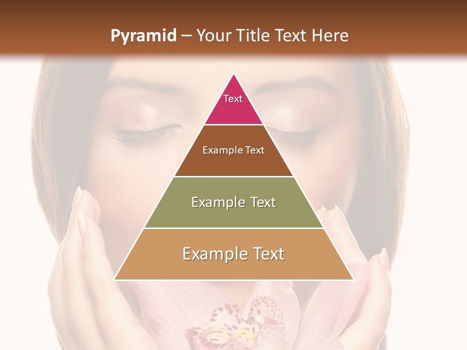 Female Relax Model PowerPoint Template