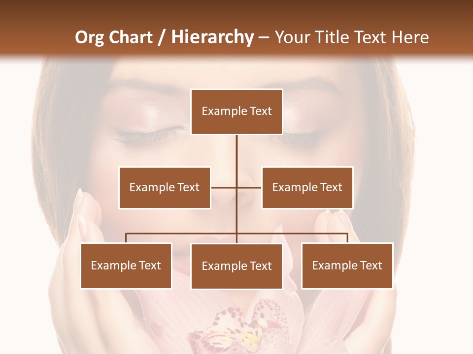 Female Relax Model PowerPoint Template