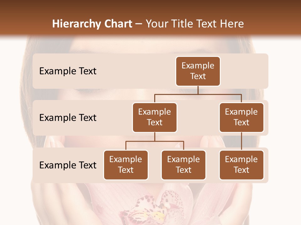 Female Relax Model PowerPoint Template