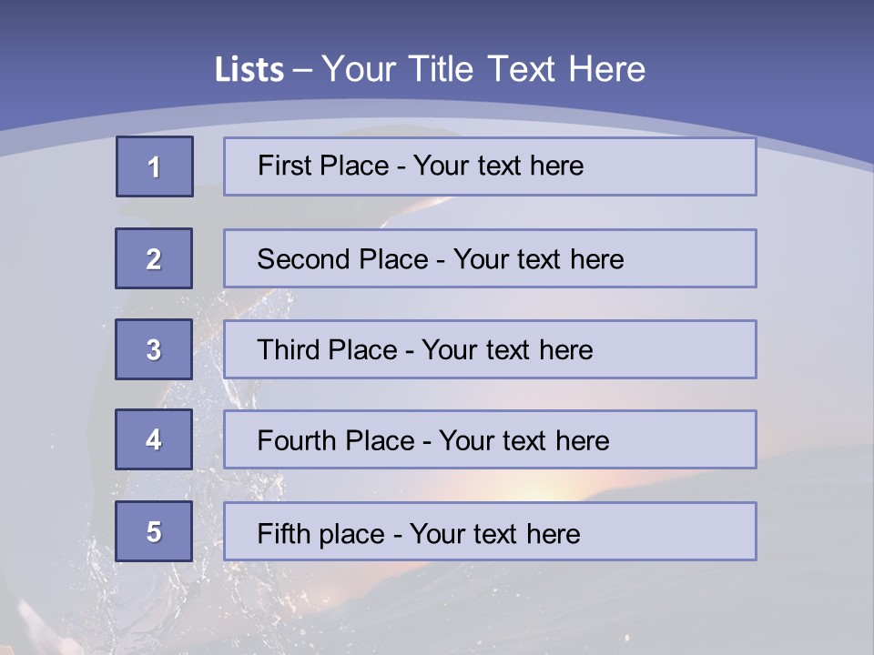 Ocean Hawaii Sea PowerPoint Template