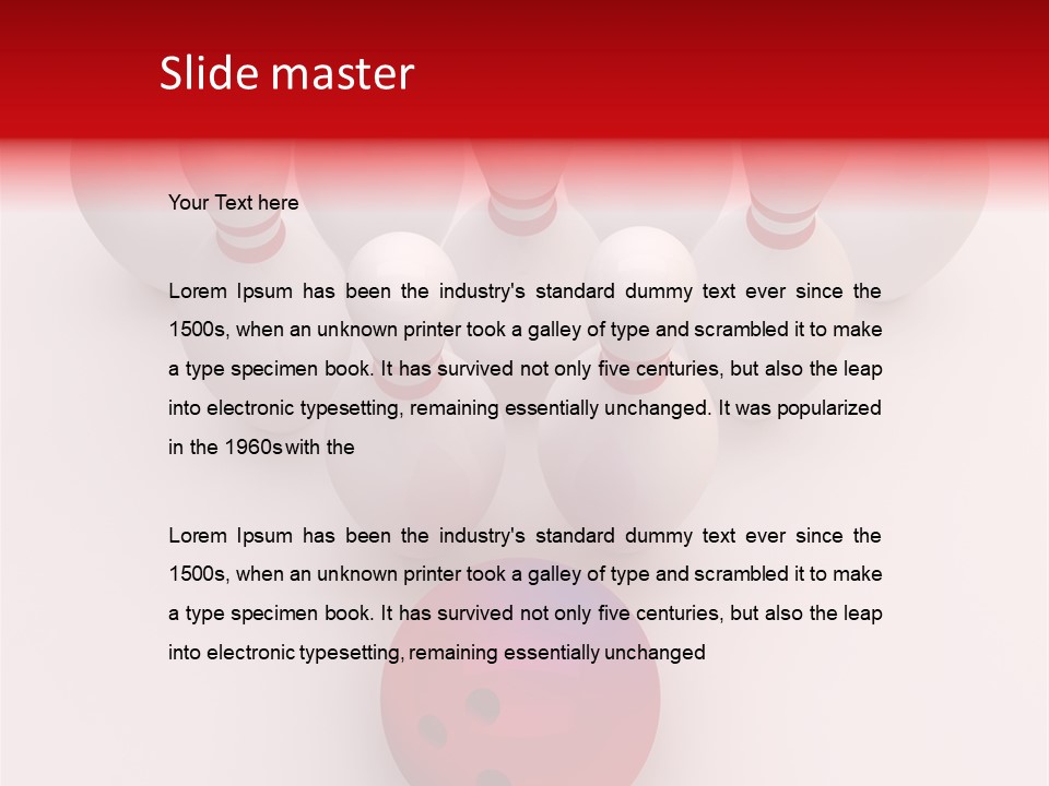 Fun Spare Ball PowerPoint Template