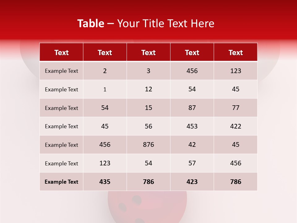 Fun Spare Ball PowerPoint Template