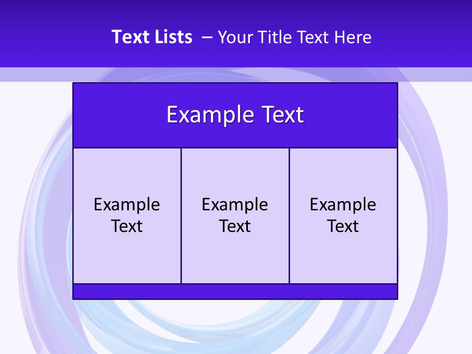 Circle Photo Frame Blue PowerPoint Template