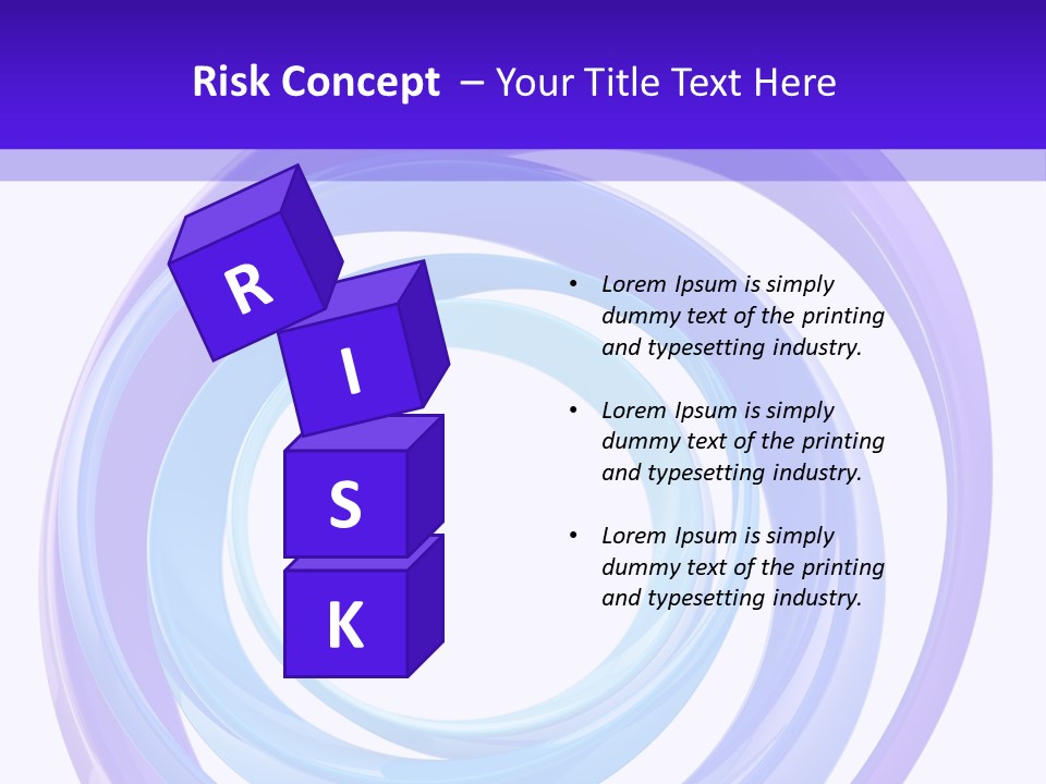 Circle Photo Frame Blue PowerPoint Template