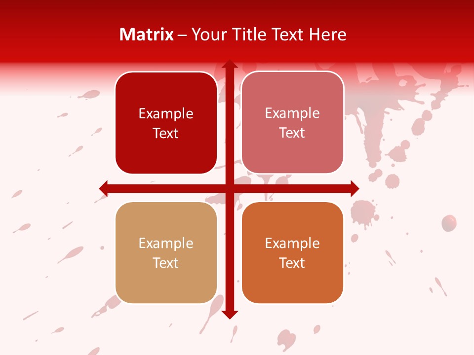 Splat Brush Isolated PowerPoint Template