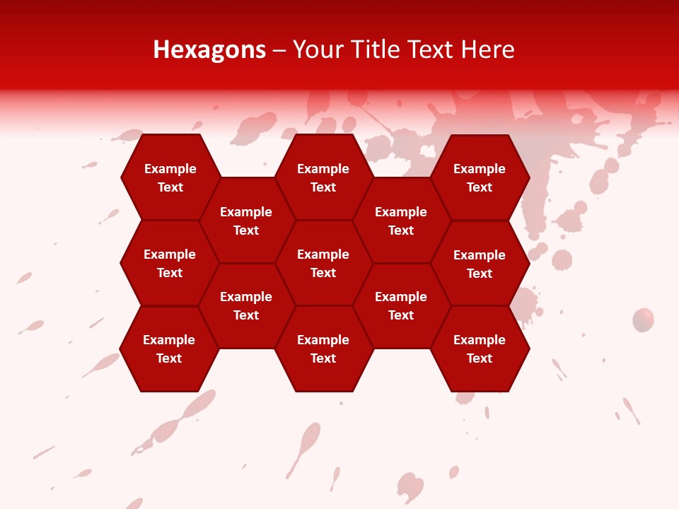 Splat Brush Isolated PowerPoint Template