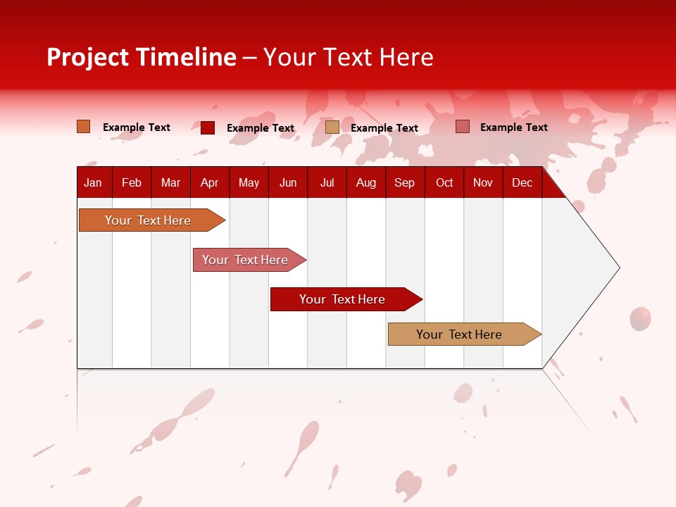 Splat Brush Isolated PowerPoint Template