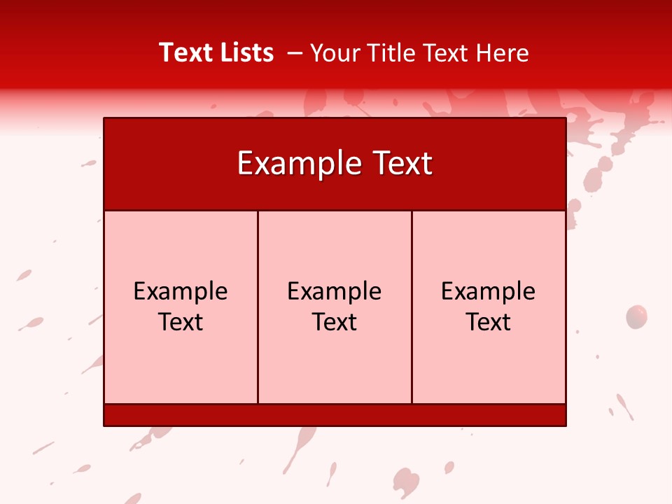 Splat Brush Isolated PowerPoint Template