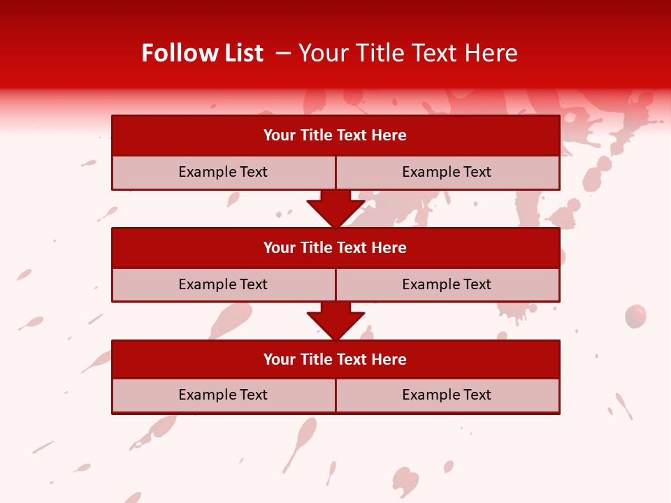Splat Brush Isolated PowerPoint Template