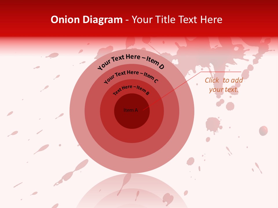 Splat Brush Isolated PowerPoint Template