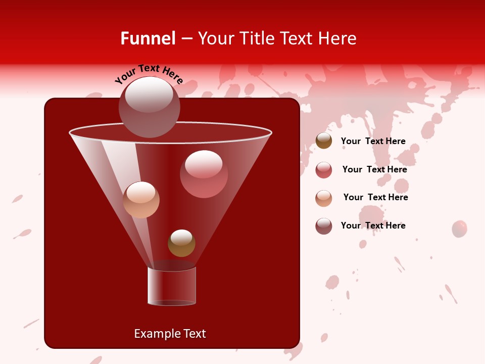 Splat Brush Isolated PowerPoint Template