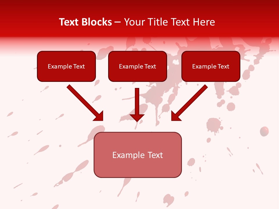 Splat Brush Isolated PowerPoint Template