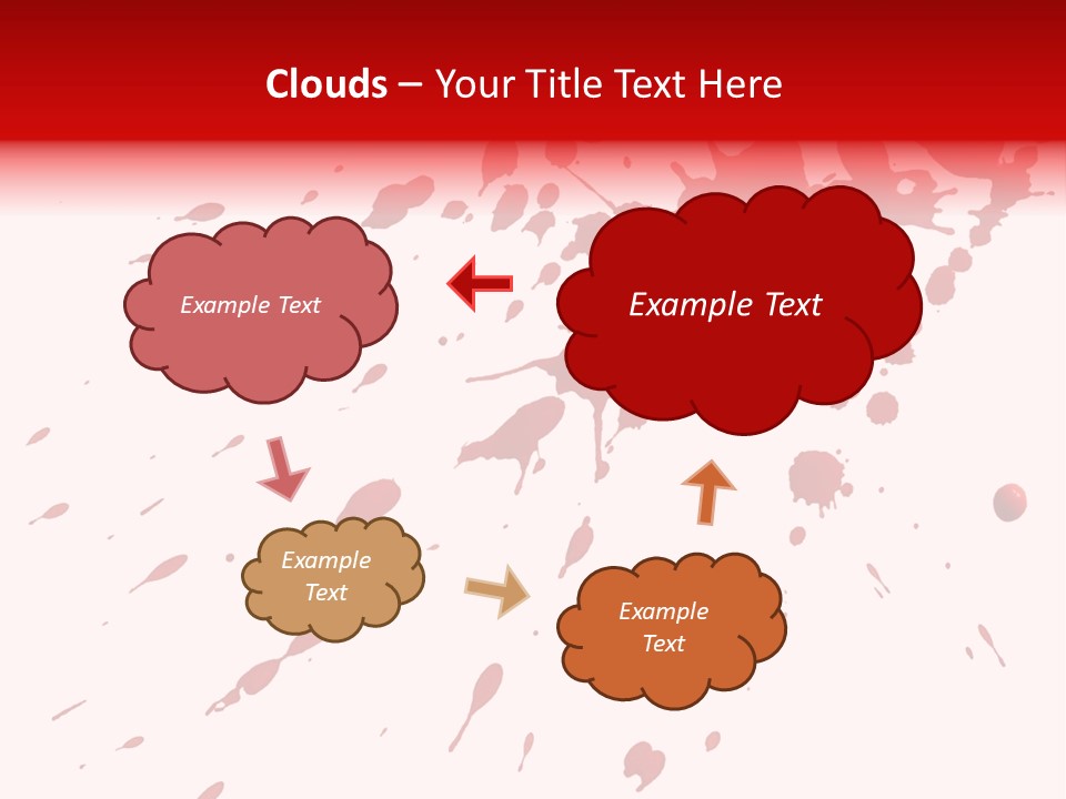 Splat Brush Isolated PowerPoint Template