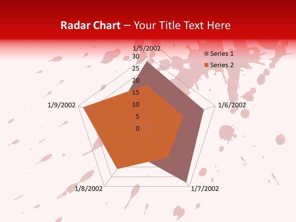 Splat Brush Isolated PowerPoint Template