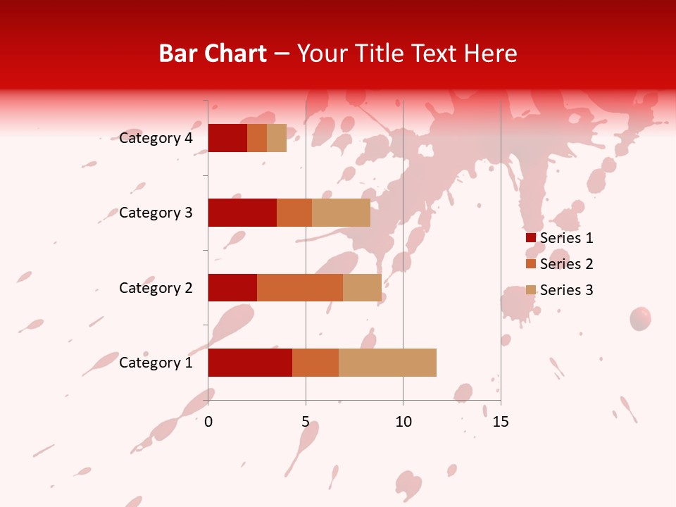 Splat Brush Isolated PowerPoint Template