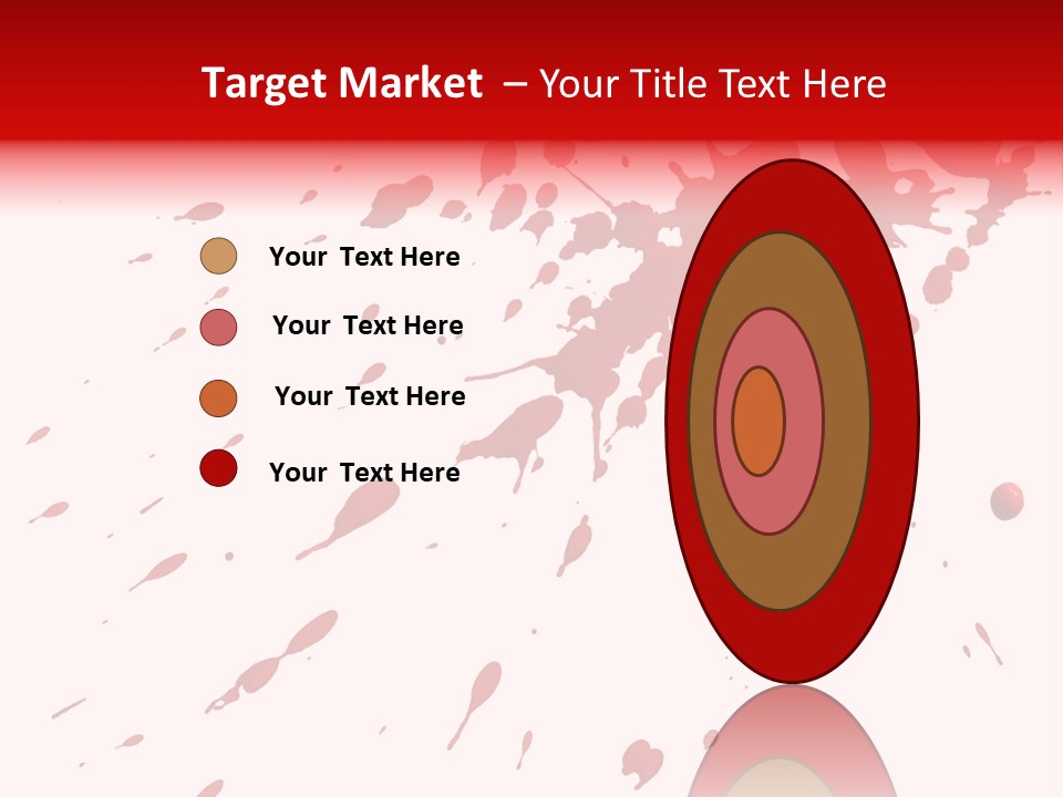 Splat Brush Isolated PowerPoint Template