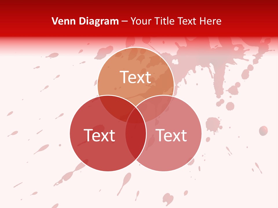 Splat Brush Isolated PowerPoint Template