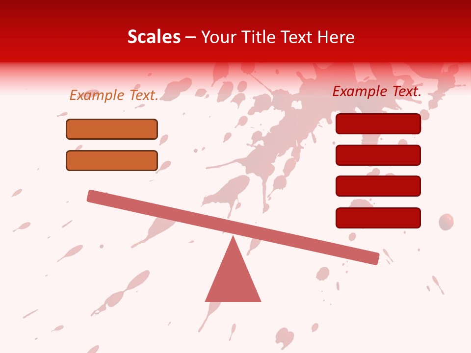 Splat Brush Isolated PowerPoint Template