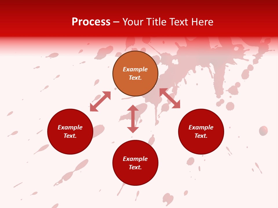 Splat Brush Isolated PowerPoint Template