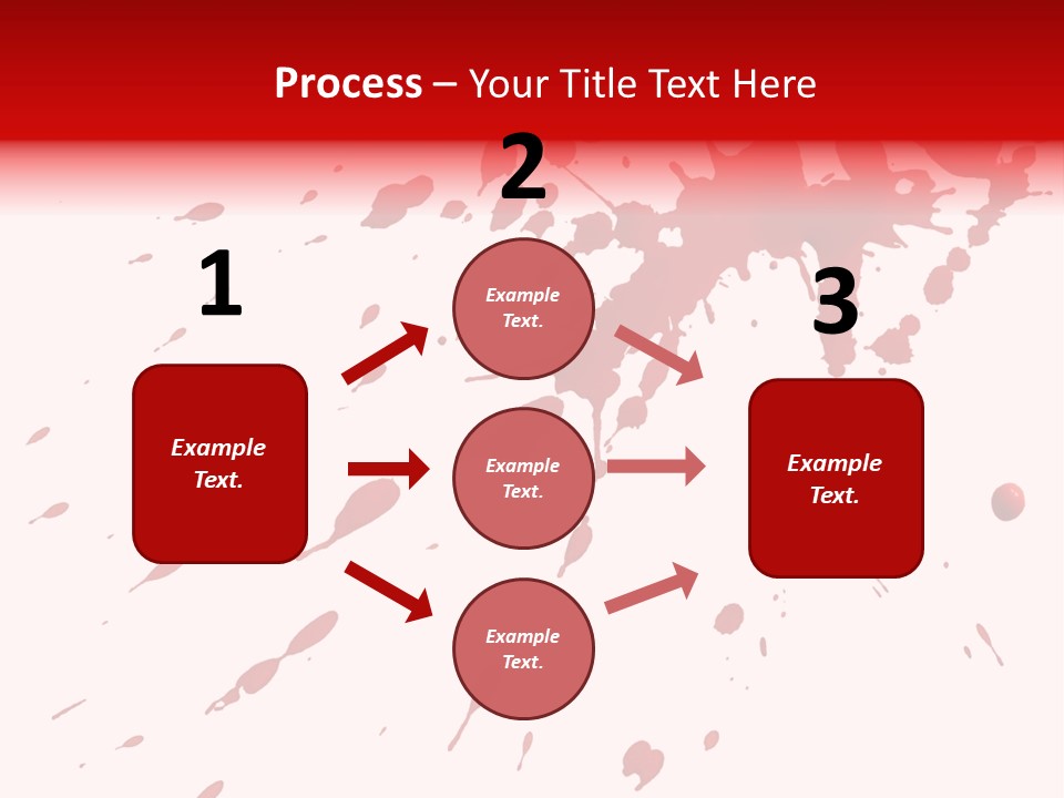 Splat Brush Isolated PowerPoint Template