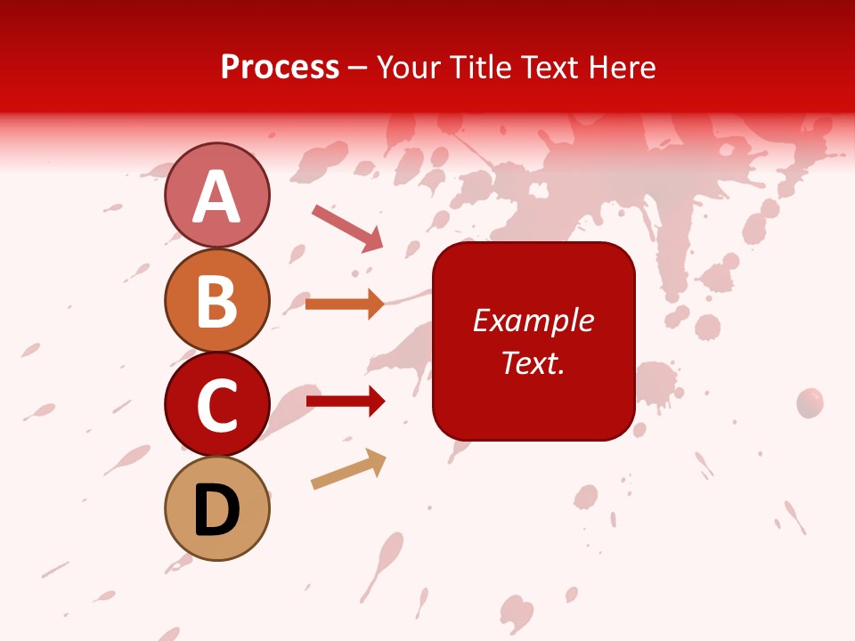 Splat Brush Isolated PowerPoint Template