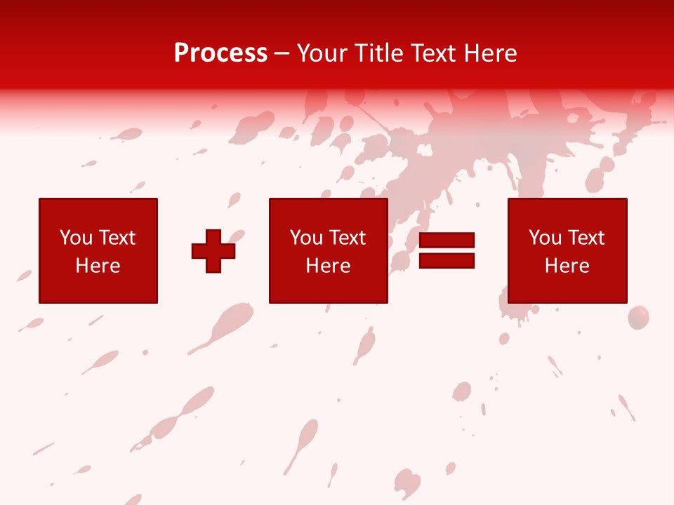 Splat Brush Isolated PowerPoint Template