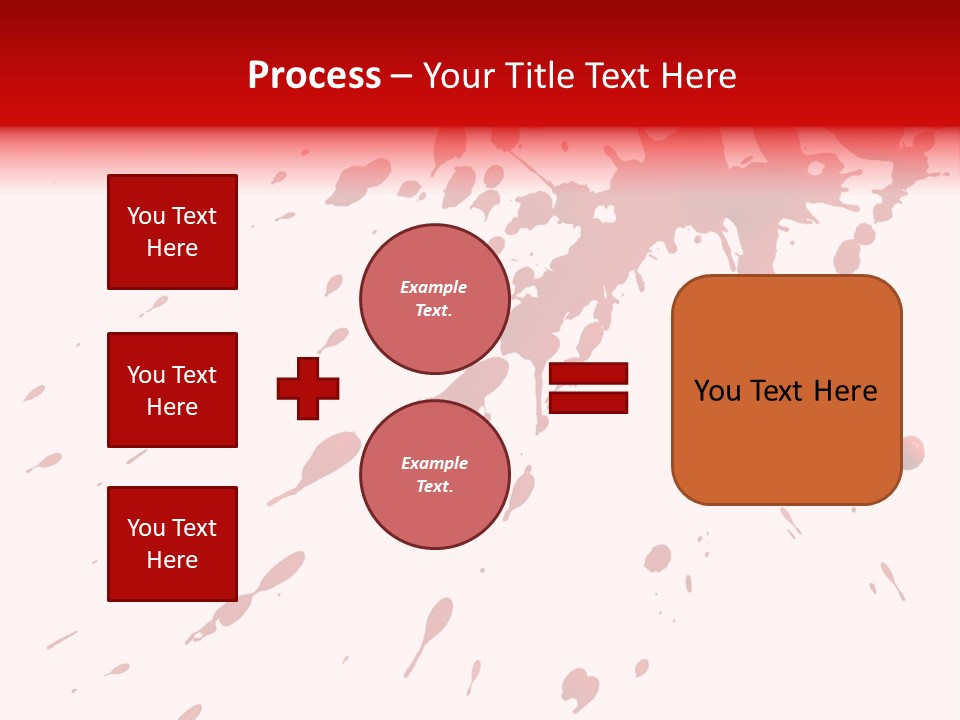Splat Brush Isolated PowerPoint Template